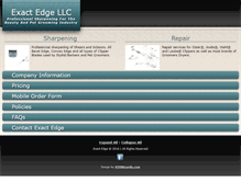 Tablet Screenshot of exactedge.com