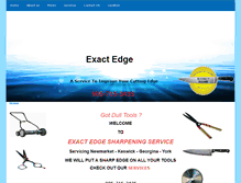 Tablet Screenshot of exactedge.ca